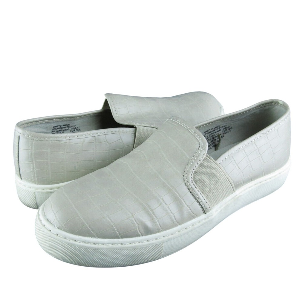 Time And Tru Women's Slip-On Beige Synthetic Size 8M Gently Used 2025